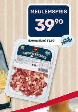 Coop Marked Baconterninger tilbud