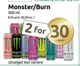 Joker Monster/Burn tilbud