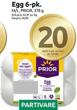 Joker Egg 6-pk tilbud