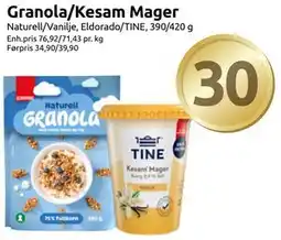 Joker Granola/Kesam Mager tilbud