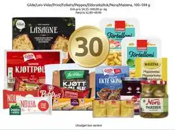 Joker Gilde/Leiv Vidar/Prior/Folkets/Peppes/Eldorado/Ask/Nora/Maizena, 100–594 g tilbud