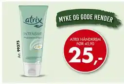 Sparkjøp ATRIX HÅNDKREM tilbud