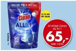 Sparkjøp AT HOME CLEAN ALL IN 1 tilbud