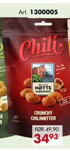 Sparkjøp Chili CRUNCHY CHILINØTTER tilbud