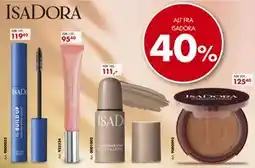 Sparkjøp ALT FRA ISADORA 40% tilbud