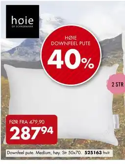 Sparkjøp Downfeel pute tilbud