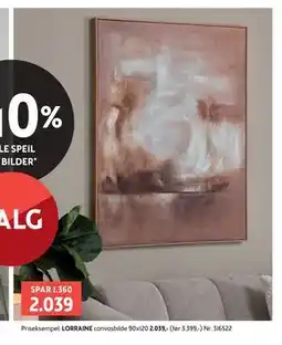 Bohus LORRAINE canvasbilde tilbud