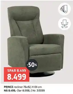Bohus PRINCE recliner tilbud