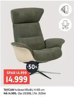 Bohus TAYCAN hvilestol tilbud