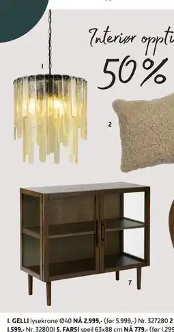Bohus GELLI lysekrone tilbud