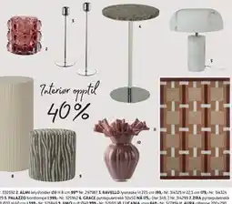 Bohus PALAZZO bordlampe tilbud