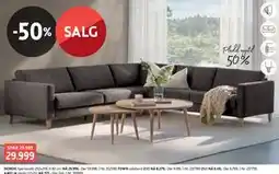 Bohus NORDIC hjørnesofa tilbud