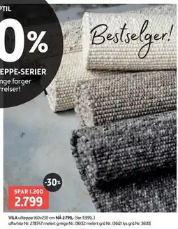 Bohus VILA ullteppe tilbud