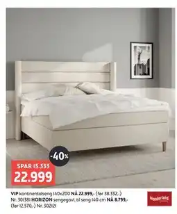 Bohus Wonderland VIP kontinentalseng tilbud