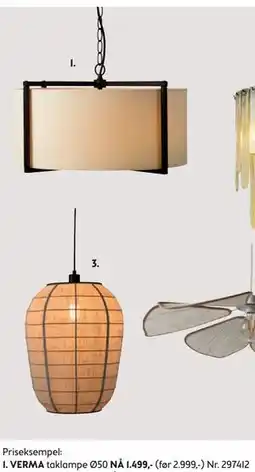 Bohus VERMA taklampe tilbud