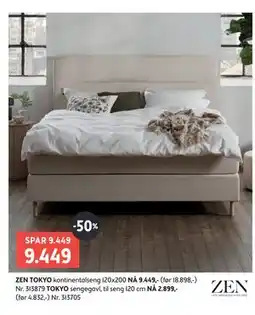 Bohus ZEN TOKYO kontinentalseng tilbud