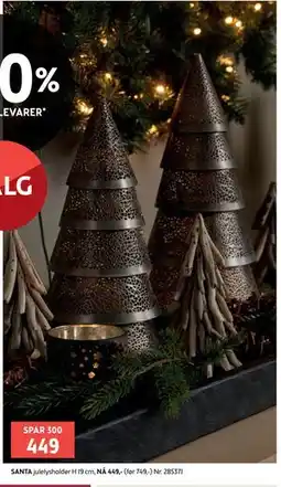 Bohus SANTA julelysholder tilbud