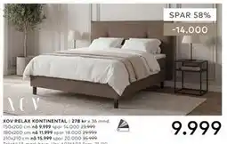Skeidar XOV RELAX KONTINENTAL tilbud