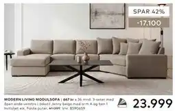Skeidar MODERN LIVING MODULSOFA tilbud