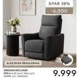 Skeidar OREGON RECLINER tilbud