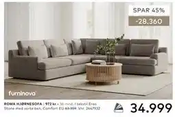 Skeidar ROMA HJØRNESOFA tilbud