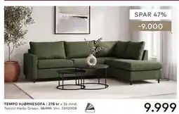 Skeidar TEMPO HJØRNESOFA tilbud
