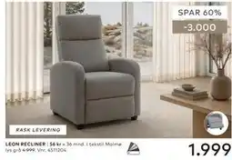 Skeidar LEON RECLINER tilbud