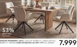 Skeidar LINDA SPISESTOL tilbud
