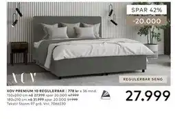 Skeidar XOV PREMIUM 10 REGULERBAR tilbud