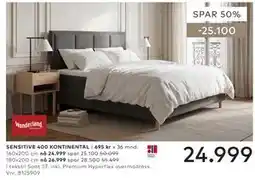 Skeidar SENSITIVE 400 KONTINENTAL tilbud
