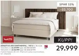 Skeidar SENSITIVE 600 KONTINENTAL tilbud