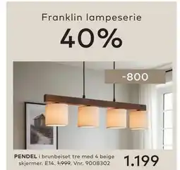 Skeidar PENDEL tilbud