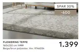Skeidar FLOWERING TEPPE tilbud