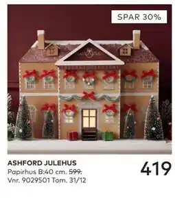 Skeidar ASHFORD JULEHUS tilbud