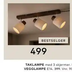 Skeidar TAKLAMPE tilbud