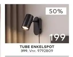 Skeidar TUBE ENKELSPOT tilbud