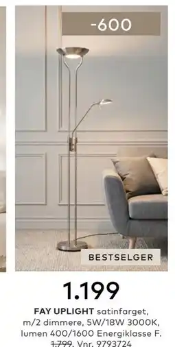Skeidar FAY UPLIGHT tilbud