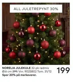 Skeidar NORELIA JULEKULE tilbud