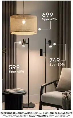 Skeidar TIKALA TAKLAMPE tilbud