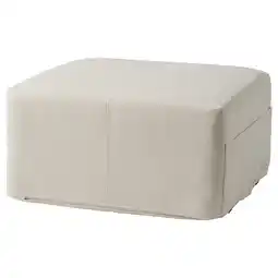 IKEA KompishÄng Madrass/puff, beige/rød, 80x200 cm tilbud