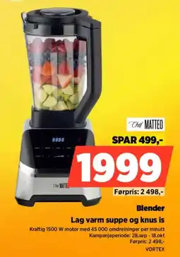 POWER Chef Matteo Blender tilbud