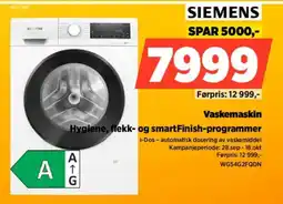 POWER Siemens Vaskemaskin tilbud