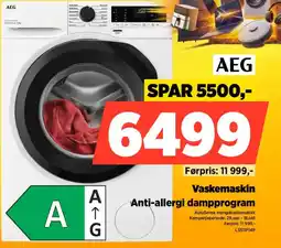 POWER AEG Vaskemaskin tilbud