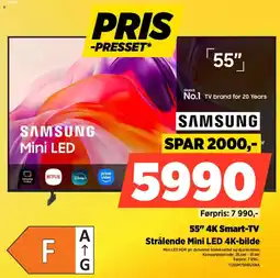 POWER Samsung 55" 4K Smart-TV tilbud
