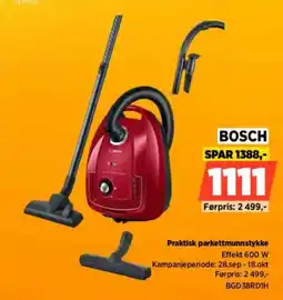 POWER Bosch praktisk parkettmunnstykke tilbud