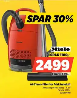 POWER Miele AirClean-filter tilbud