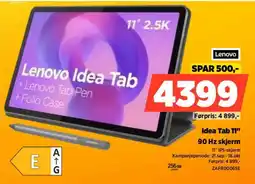 POWER Lenovo Idea Tab 11" 2.5K 256 GB tilbud
