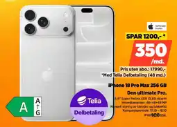 POWER iPhone 18 Pro Max 256 GB tilbud