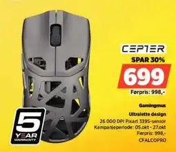 POWER Cepter Gamingmus tilbud