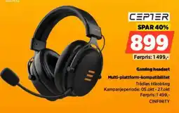 POWER Cepter Gaming headset tilbud